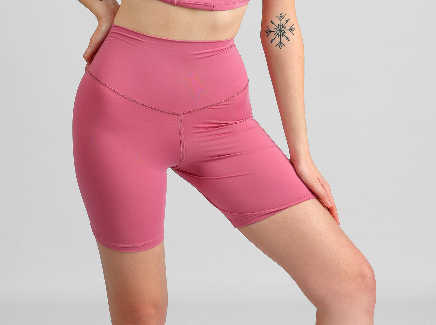 Short de danse long PriDance – Taille haute, au-dessus du genou, élastique et confortable (178)