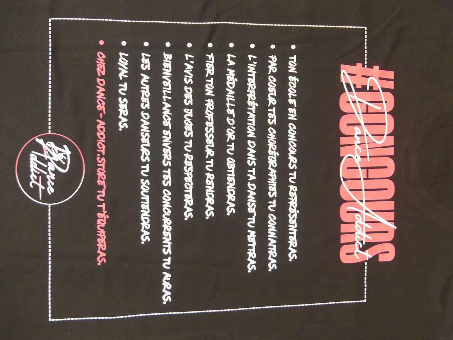 T’Shirt DANCE ADDICT #CONCOURS