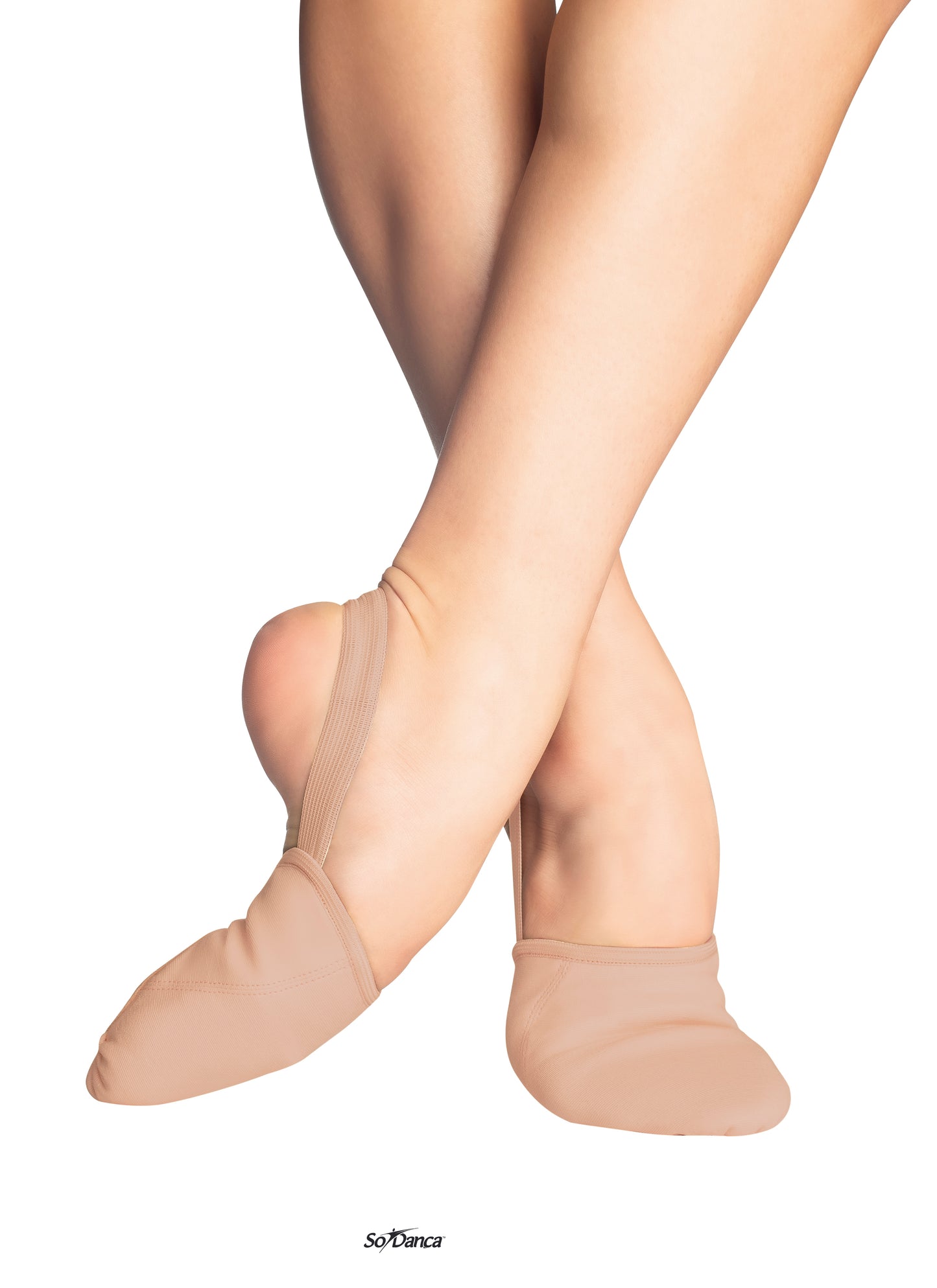 DEMI-CHAUSSONS DE DANSE VÉGAN SO'DANÇA - BA45VG