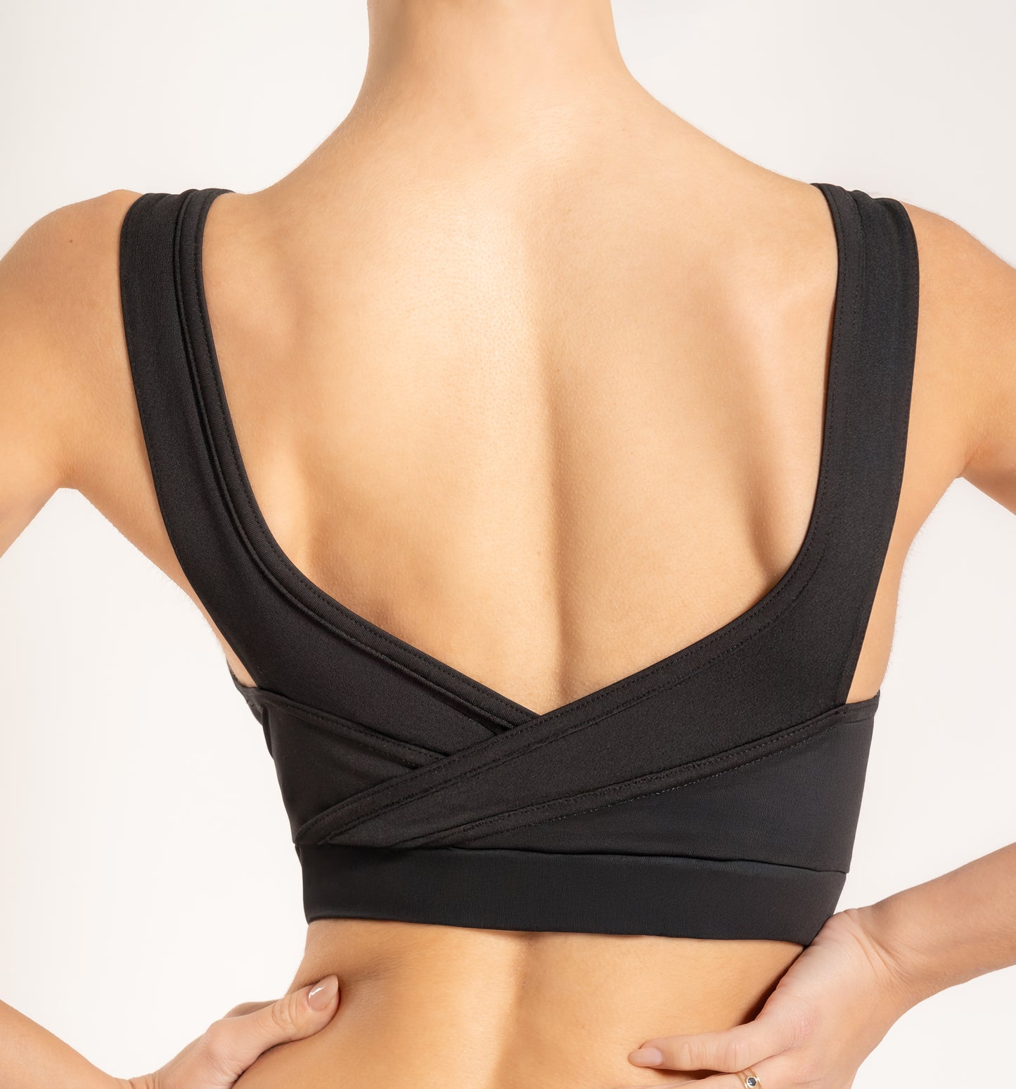 Brassière BREE PRO Dansez-Vous? – Devant cœur, encolure froncée, bandes élastiques