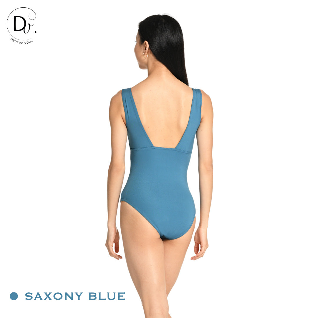 Justaucorps adulte LARA Dansez-Vous? – Microfibre douce, larges bretelles, dos carré