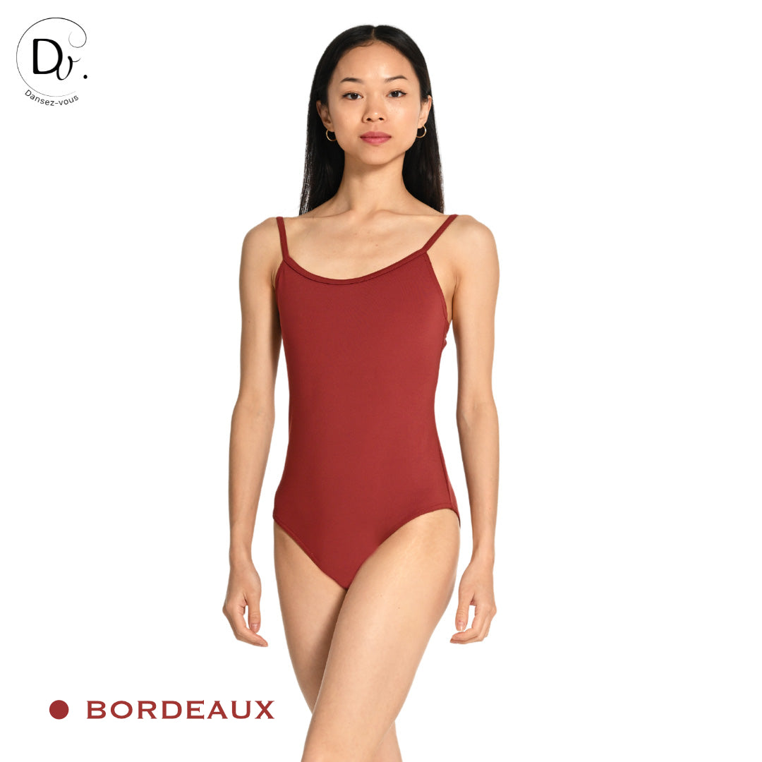Justaucorps adulte LORA Dansez-Vous? – Microfibre douce, fines bretelles réglables, 15 coloris