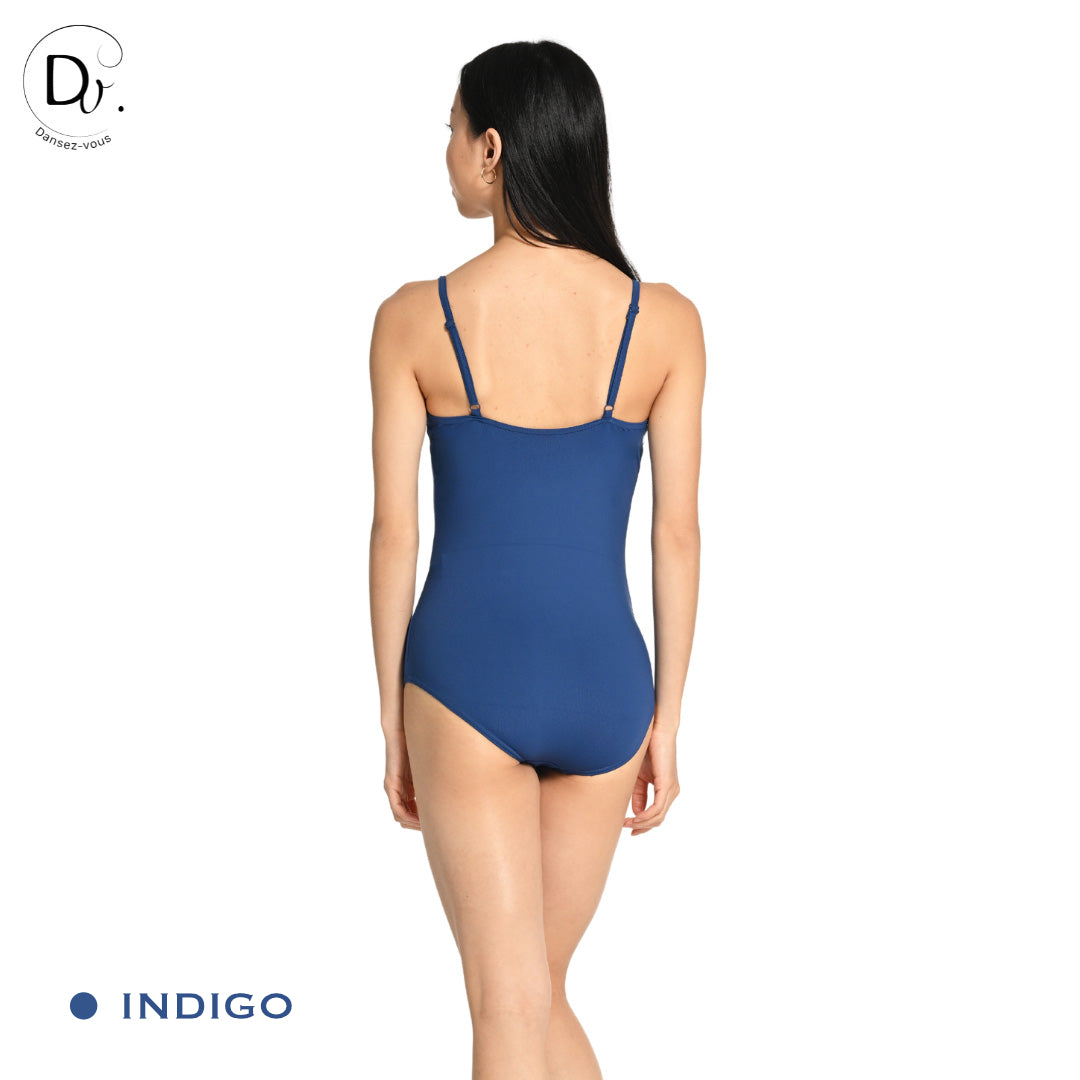Justaucorps adulte LORA Dansez-Vous? – Microfibre douce, fines bretelles réglables, 15 coloris