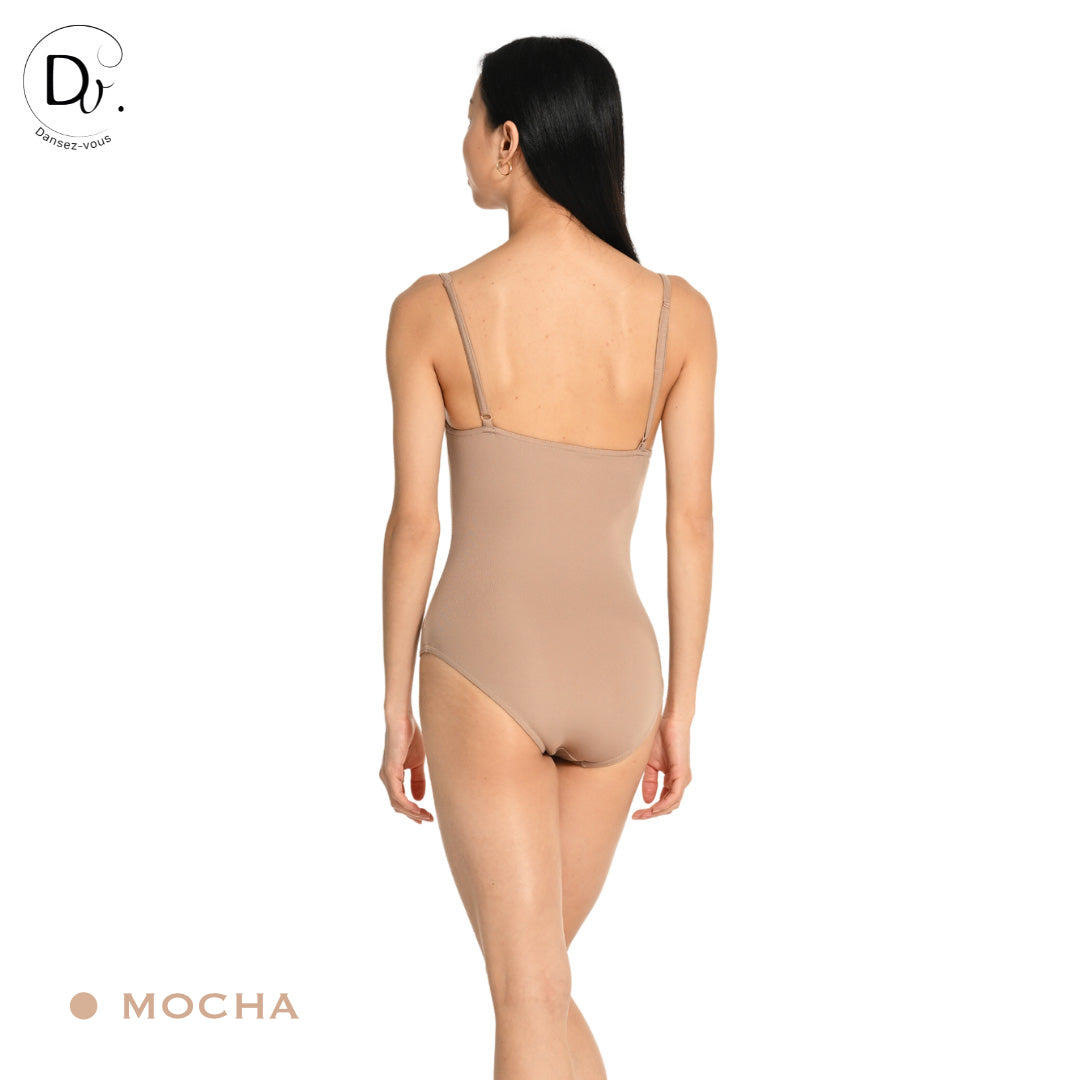 Justaucorps adulte LORA Dansez-Vous? – Microfibre douce, fines bretelles réglables, 15 coloris