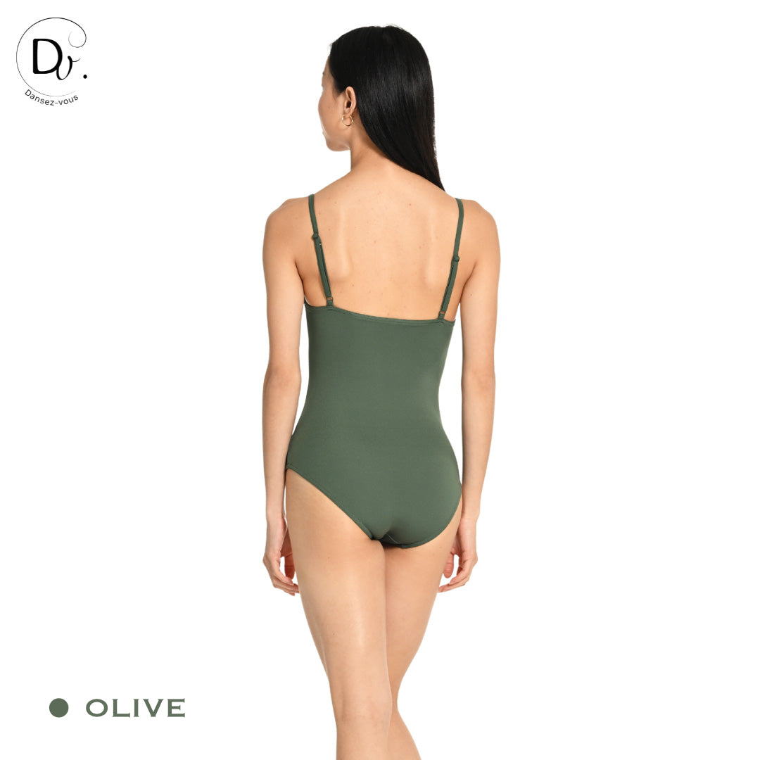 Justaucorps adulte LORA Dansez-Vous? – Microfibre douce, fines bretelles réglables, 15 coloris