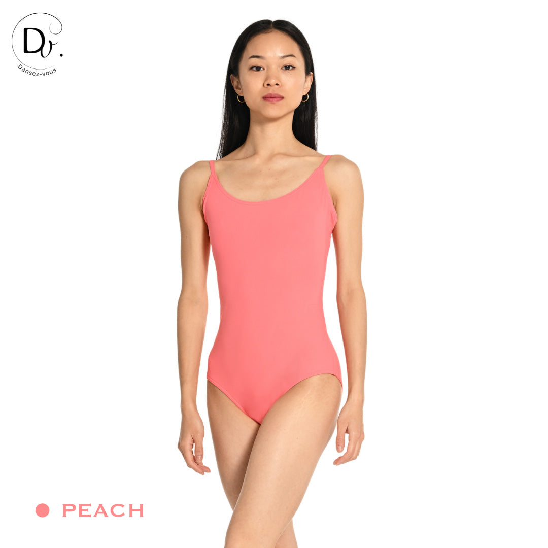 Justaucorps adulte LORA Dansez-Vous? – Microfibre douce, fines bretelles réglables, 15 coloris