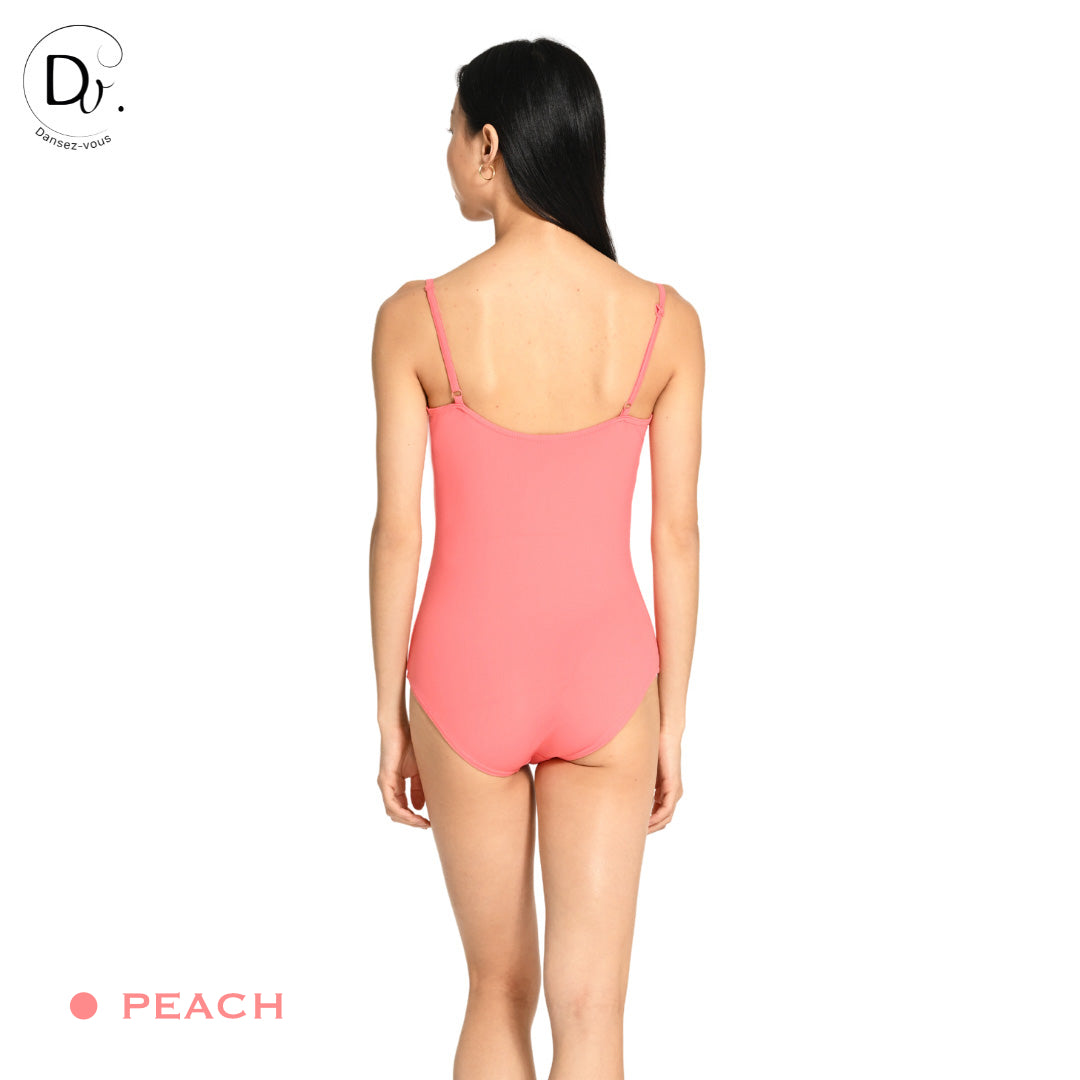 Justaucorps adulte LORA Dansez-Vous? – Microfibre douce, fines bretelles réglables, 15 coloris