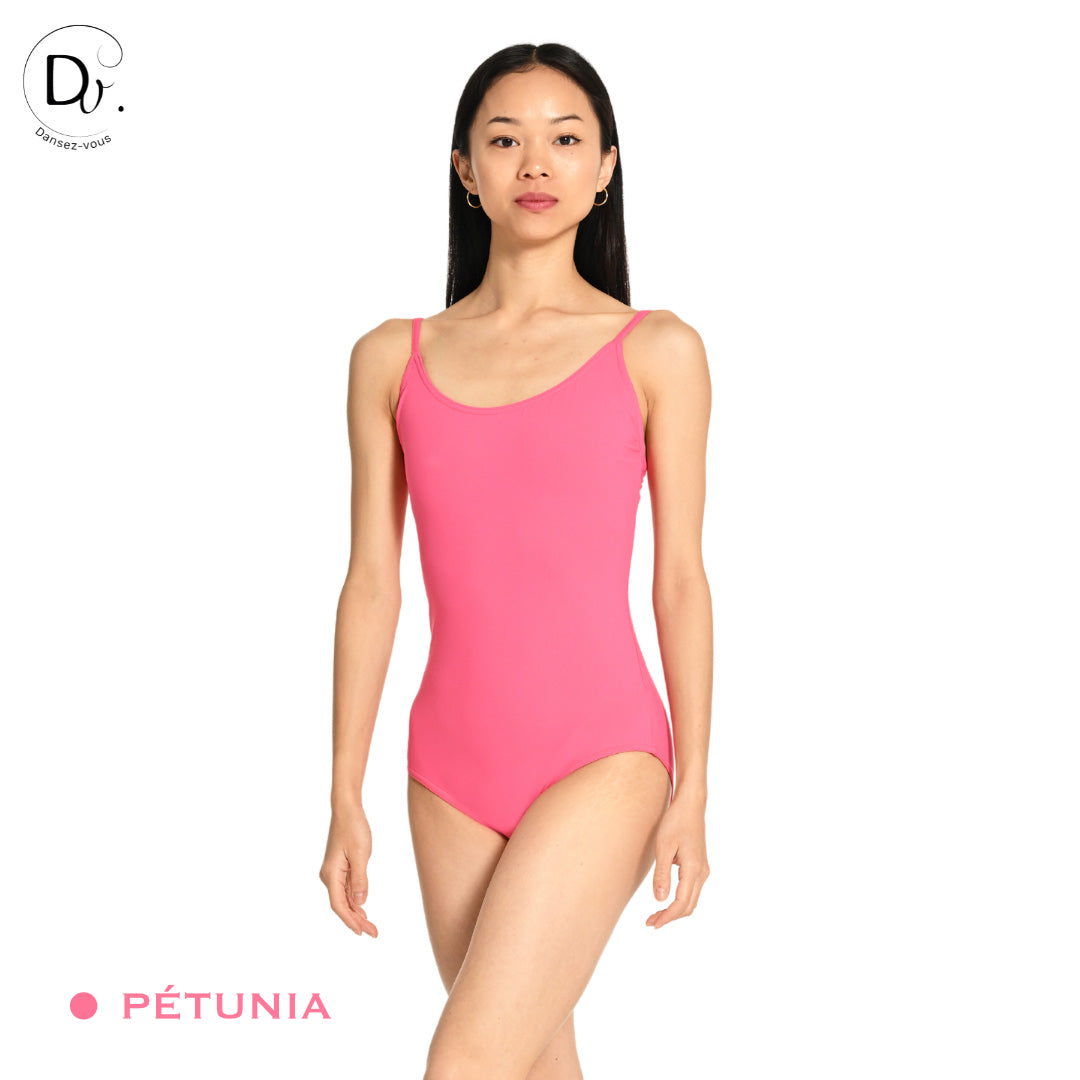 Justaucorps adulte LORA Dansez-Vous? – Microfibre douce, fines bretelles réglables, 15 coloris
