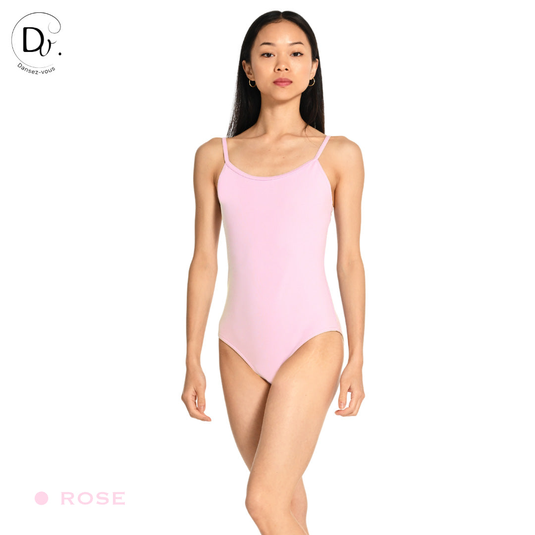 Justaucorps adulte LORA Dansez-Vous? – Microfibre douce, fines bretelles réglables, 15 coloris