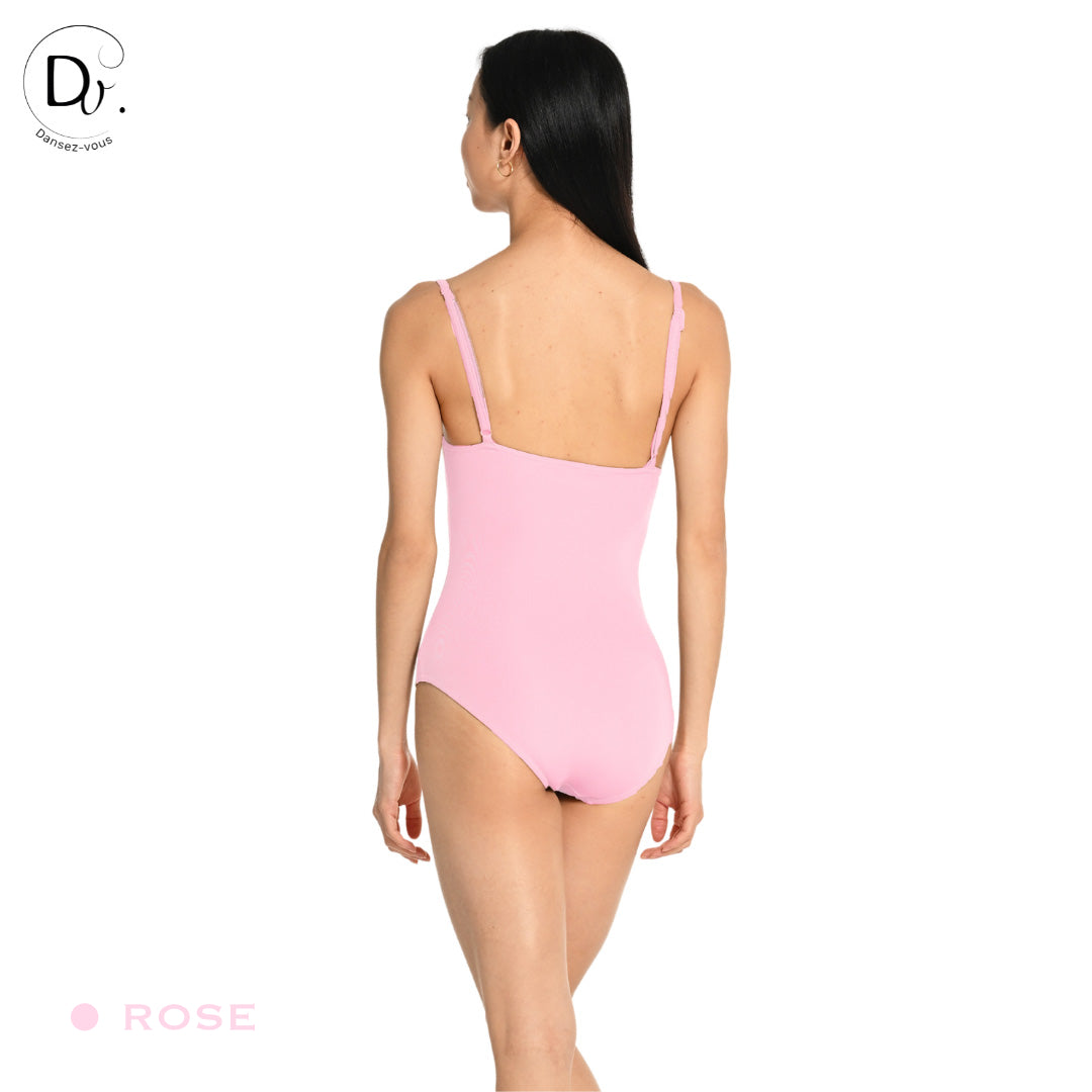 Justaucorps adulte LORA Dansez-Vous? – Microfibre douce, fines bretelles réglables, 15 coloris
