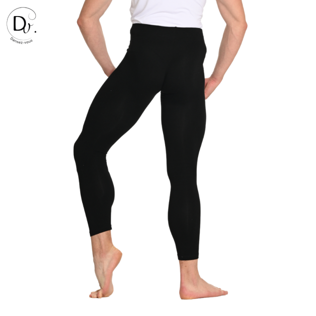 Legging MANOA Dansez-Vous? – Legging unisexe noir en viscose, confortable et solide