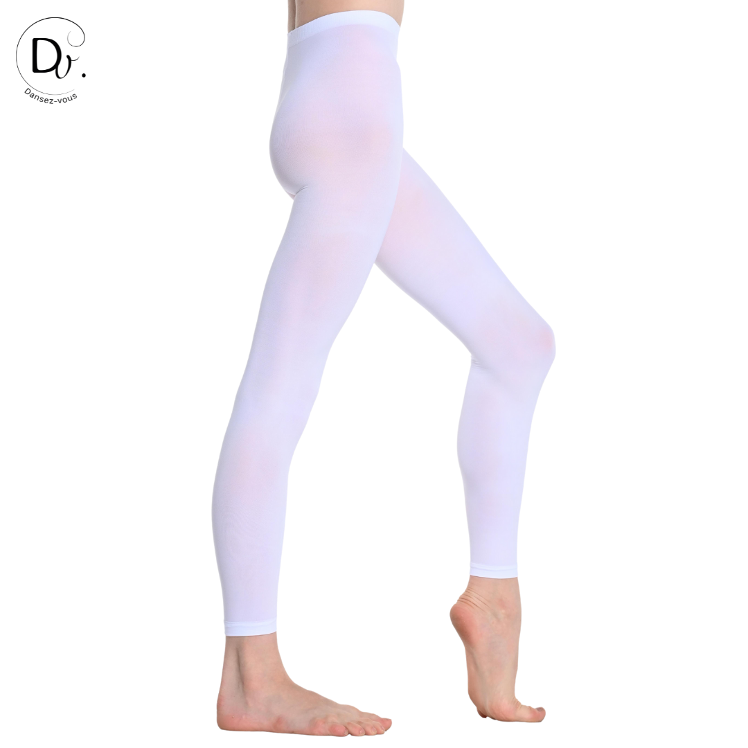 Collants sans pieds 80 deniers Dansez-Vous? – Confort, ceinture plate, gousset discret (P102)