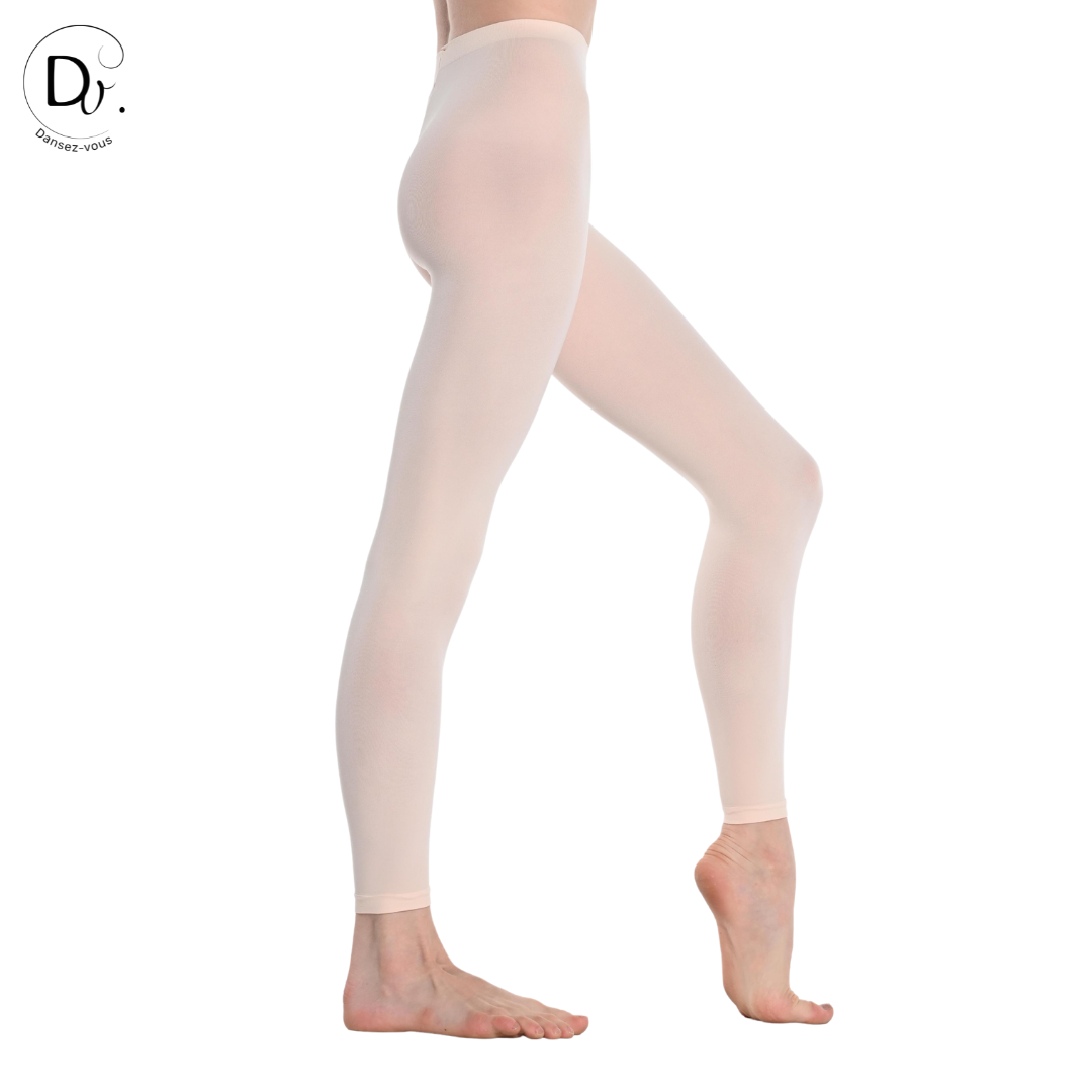 Collants sans pieds 80 deniers Dansez-Vous? – Confort, ceinture plate, gousset discret (P102)