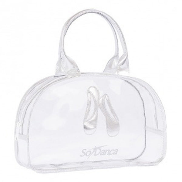 SAC DE DANSE TRANSPARENT À PAILLETTES ARGENT SO'DANÇA - BG662