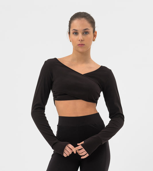 CROP TOP DANSE MANCHE LONGUE LET'S DREAM PRIDANCE - 175