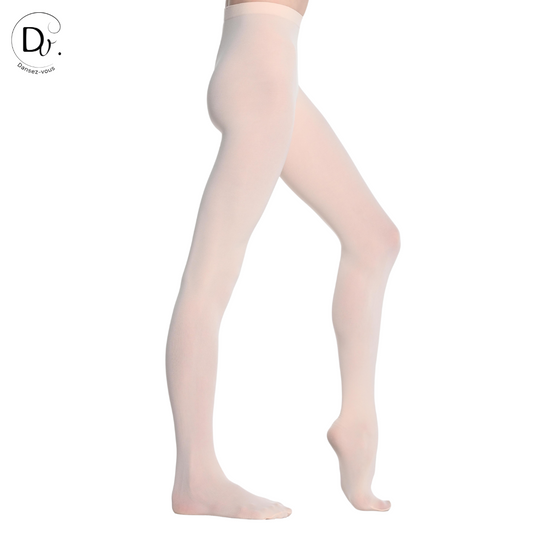 Collants avec pieds 80 deniers Dansez-Vous? – Confort, ceinture plate, coutures invisibles (P100)